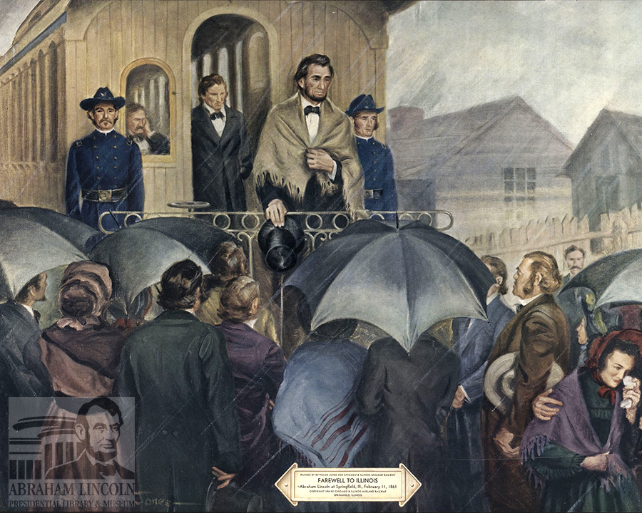 ALPLM's tweet photo. #AbrahamLincoln bid Springfield an affectionate farewell #OnThisDay in 1861, stating “To this place, and the kindness of these people, I owe everything.” He was never to return to the town he loved. https://t.co/U7rd0pB6BW