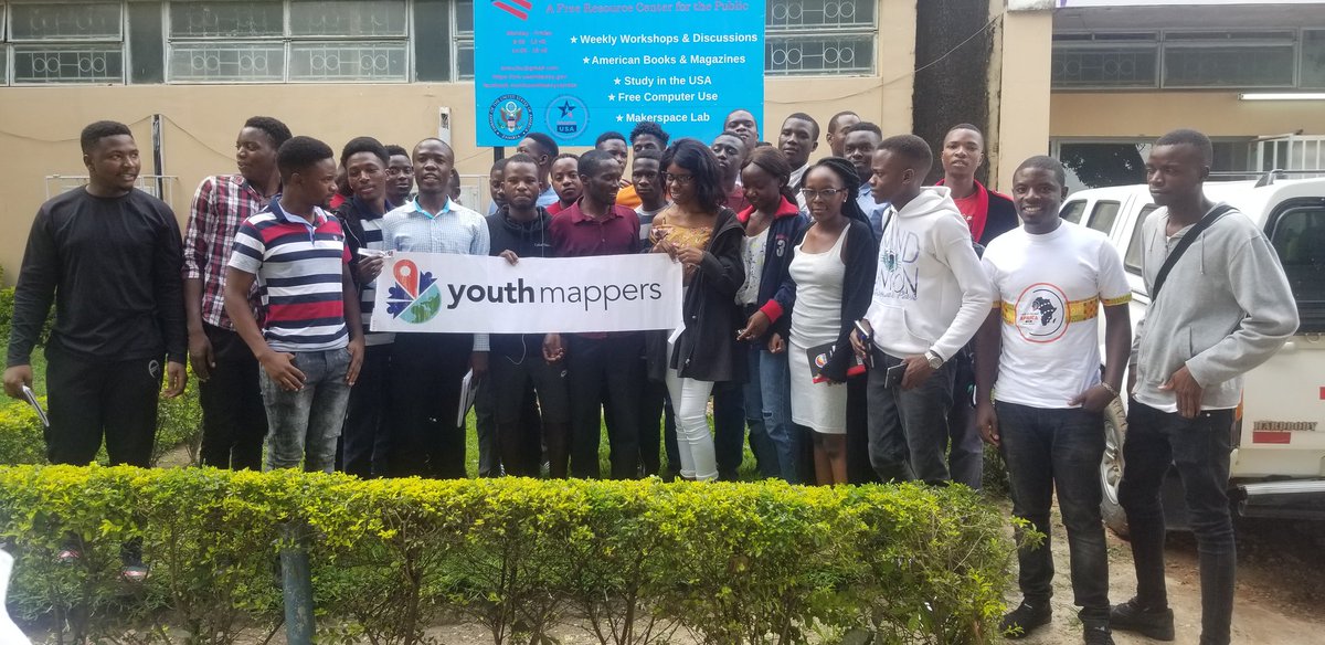 chombacc's tweet photo. I had good time at Copperbelt university today opening a YouthMappers Chapter there!! It was great to see the energy in the mapper on the day one of training.
#growandthrive
@youthmappers
@USAIDGeo 
@OSMZambia 
@TrudyHopeB 
@geocruizer 
@Patiflafla https://t.co/fjL0unEZuC