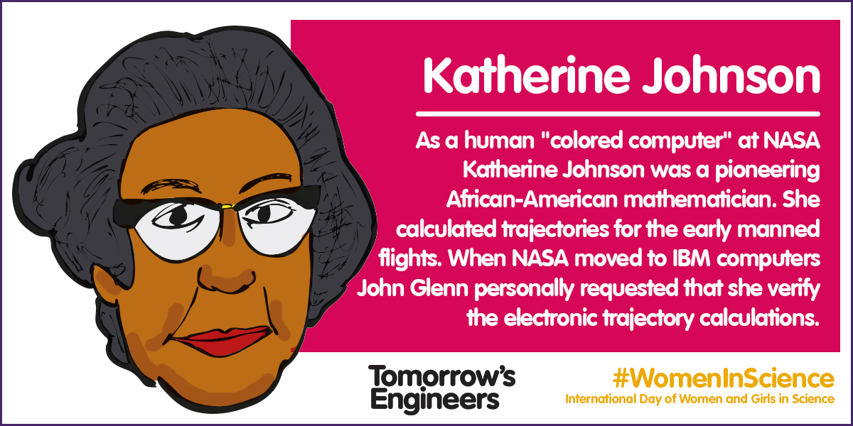 Tomorrows_Eng's tweet photo. And let's remember the amazing BAME #WomenInScience whose work at 
@NASA was truly pioneering. #AeronauticalEngineering #Engineering https://t.co/JR2wznfwm6