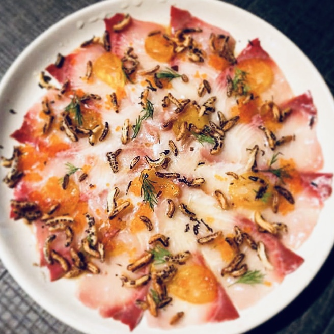 This #kingfish sashimi dish artwork! Its all about the fresh and simple flavours of the sashimi, mandarin, puffed rice, dill, ginger and lime! Enjoy this sashimi treat today! You can find the <a href="/mori_seafood/">MORI Seafood</a> sashimi range online store! 📷@Jacquisfoodfetish

#sashimi
#eatmorefish