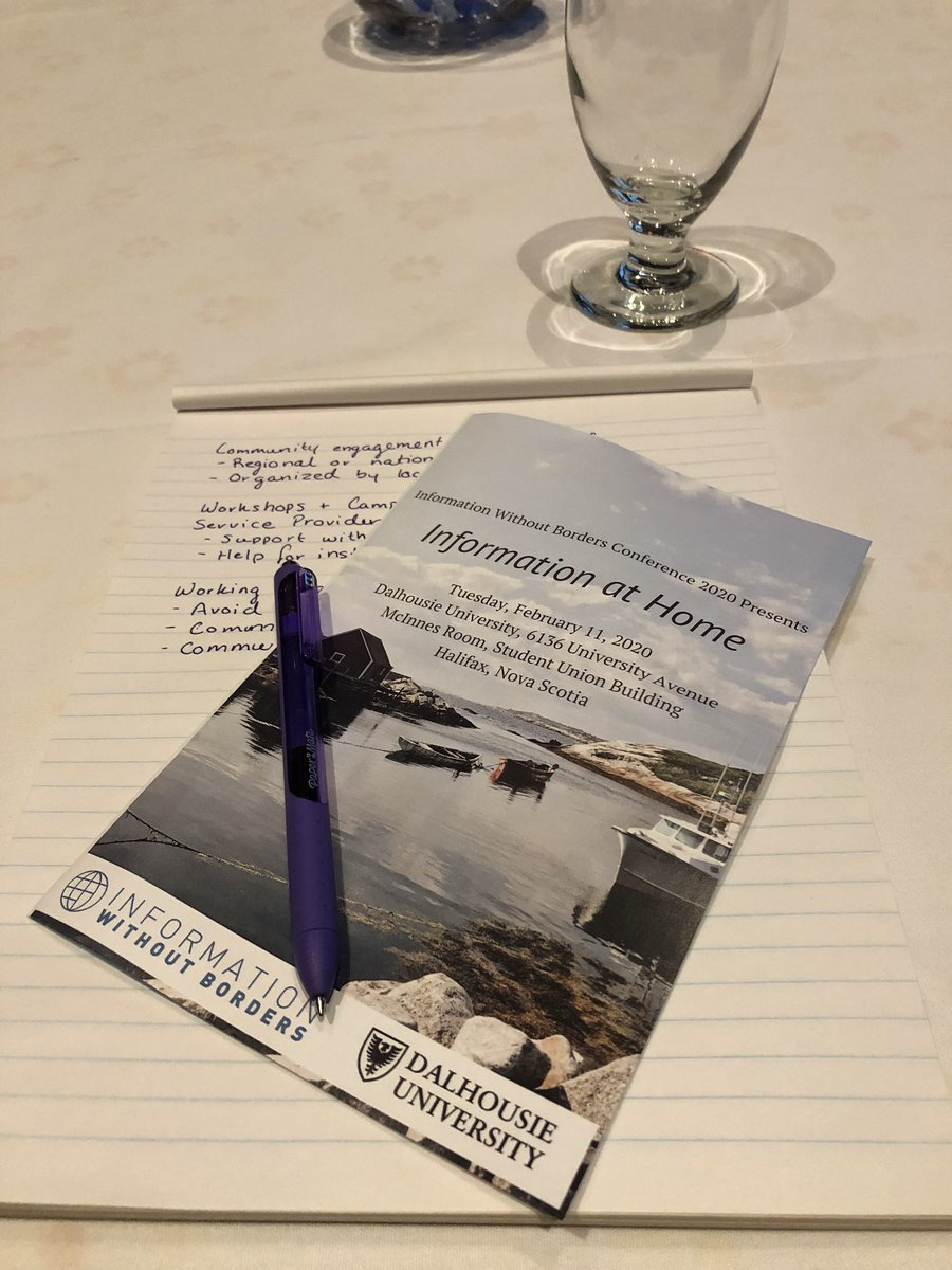 KatieKehoe42's tweet photo. Enjoying my first IWB conference! #iwbconference2020 #informationwithoutborders #dalhousieSIM https://t.co/D58RGBs46v