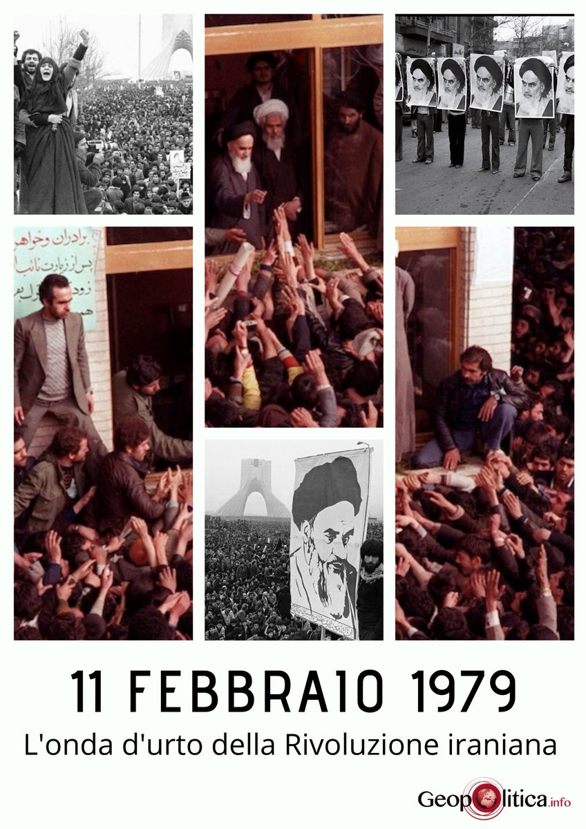 Geopoliticainfo's tweet photo. 🔴FOCUS
🇮🇷 #11febbraio 1979: a 41 anni dalla rivoluzione iraniana, un approfondimento di @LorenzoZacchi su uno degli eventi spartiacque del #MedioOriente

La rivoluzione, la faglia interna all'Islam, la postura degli #Usa e molto altro
▶️SCARICA IL PDF QUI https://t.co/3zRQXDlFNJ https://t.co/UgLsZKhbja