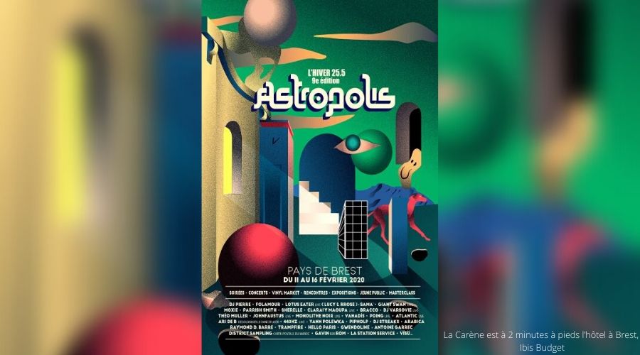 L'hôtel <a href="/BrestHotel/">Ibis Budget Brest</a> vous invite à participer au festival Astropolis Hiver 2020 qui se déroulera du mardi 11 février 2020 au dimanche 16 février 2020 dans différents lieux à #Brest. En savoir plus : bit.ly/39okYke #hotelbrest #festival