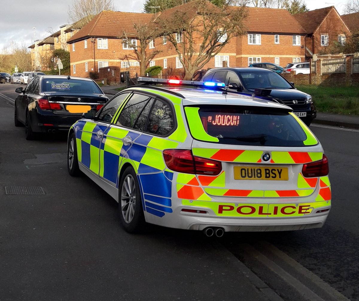 PC Barden - seized in High Wycombe for no insurance 
#JOUCVU