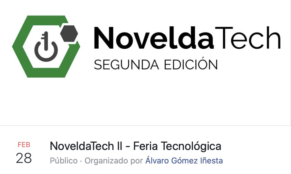 ManuelGomezLl's tweet image. NoveldaTech II -Feria tecnológica-

Toda la información en: facebook.com/events/4796377…

Inscripciones: docs.google.com/forms/d/e/1FAI…