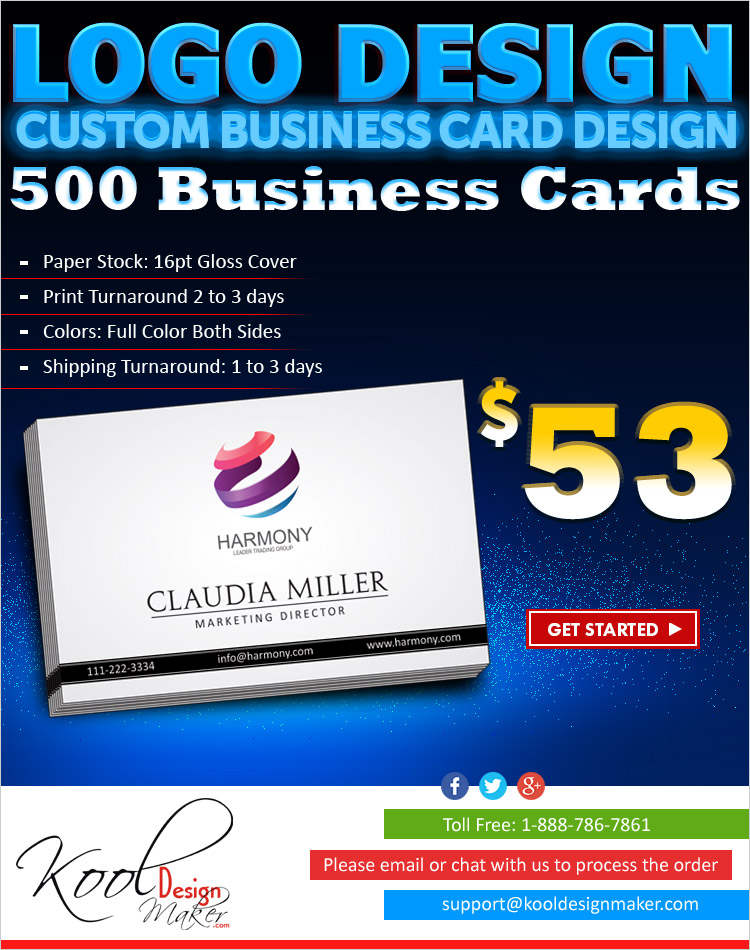 kooldesignmaker's tweet photo. In just $53 Get custom logo Design + 500 Business Cards
•Paper Stock 16PT Gloss Cover
•Print Turnaround 2 to 3 days
•Color Full Color Both Sides
•Shipping Turnaround 1 to 3 days
For more information, visit our homepage https://t.co/ofTZKv2vUn or Call Us @ 
1-888-786-7861 https://t.co/leNQd5oXss