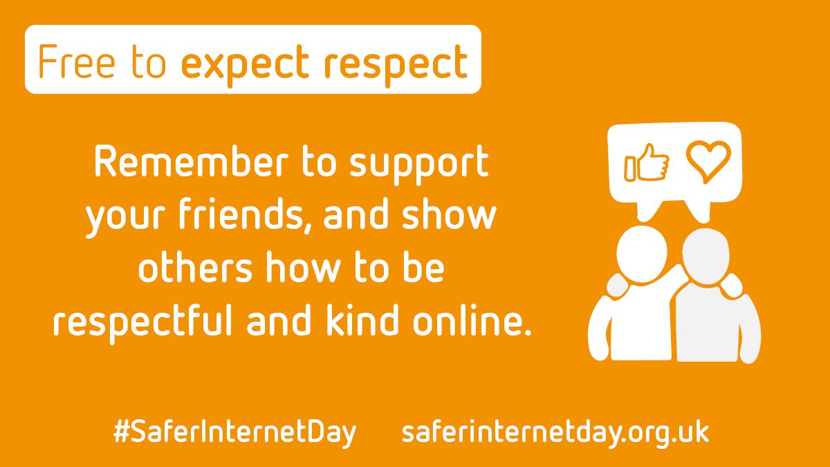 We have been celebrating #InternetSaferDay today. #Freetobe