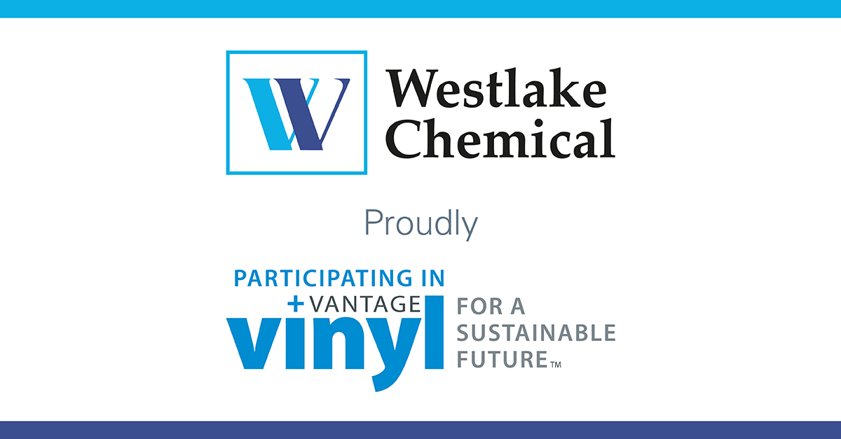 Westlake (@westlakecorp) on Twitter photo As members of the <a href="/vinyl_institute/">Vinyl Institute</a>'s #VantageVinyl initiative, we commit to strengthening our sustainability efforts in landfill diversion, health & safety, & emissions.
We recently received certification from
<a href="/GreenCircleCert/">GreenCircle Certified</a> for our participation in the program during 2019. As members of the <a href="/vinyl_institute/">Vinyl Institute</a>'s #VantageVinyl initiative, we commit to strengthening our sustainability efforts in landfill diversion, health & safety, & emissions.
We recently received certification from
<a href="/GreenCircleCert/">GreenCircle Certified</a> for our participation in the program during 2019.