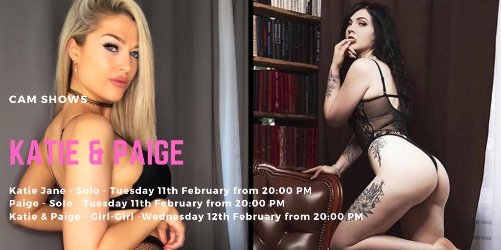 😍  Katie &amp; Paige will be having an evening of naughty cam shows.
💰 Join in as you can get an EXTRA 50% on your next top-up: https://t.co/bfcmacaHLy https://t.co/7vxJFNaELY