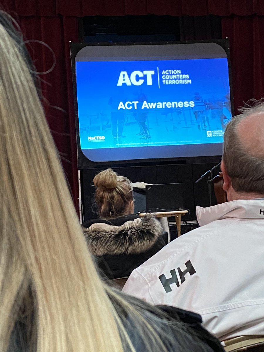 Very interesting and informative presentation this morning <a href="/wyrecouncil/">Wyre Council</a> <a href="/TerrorismPolice/">Counter Terrorism Policing</a> #bevigilant #runhidetell #actioncountersterrorism