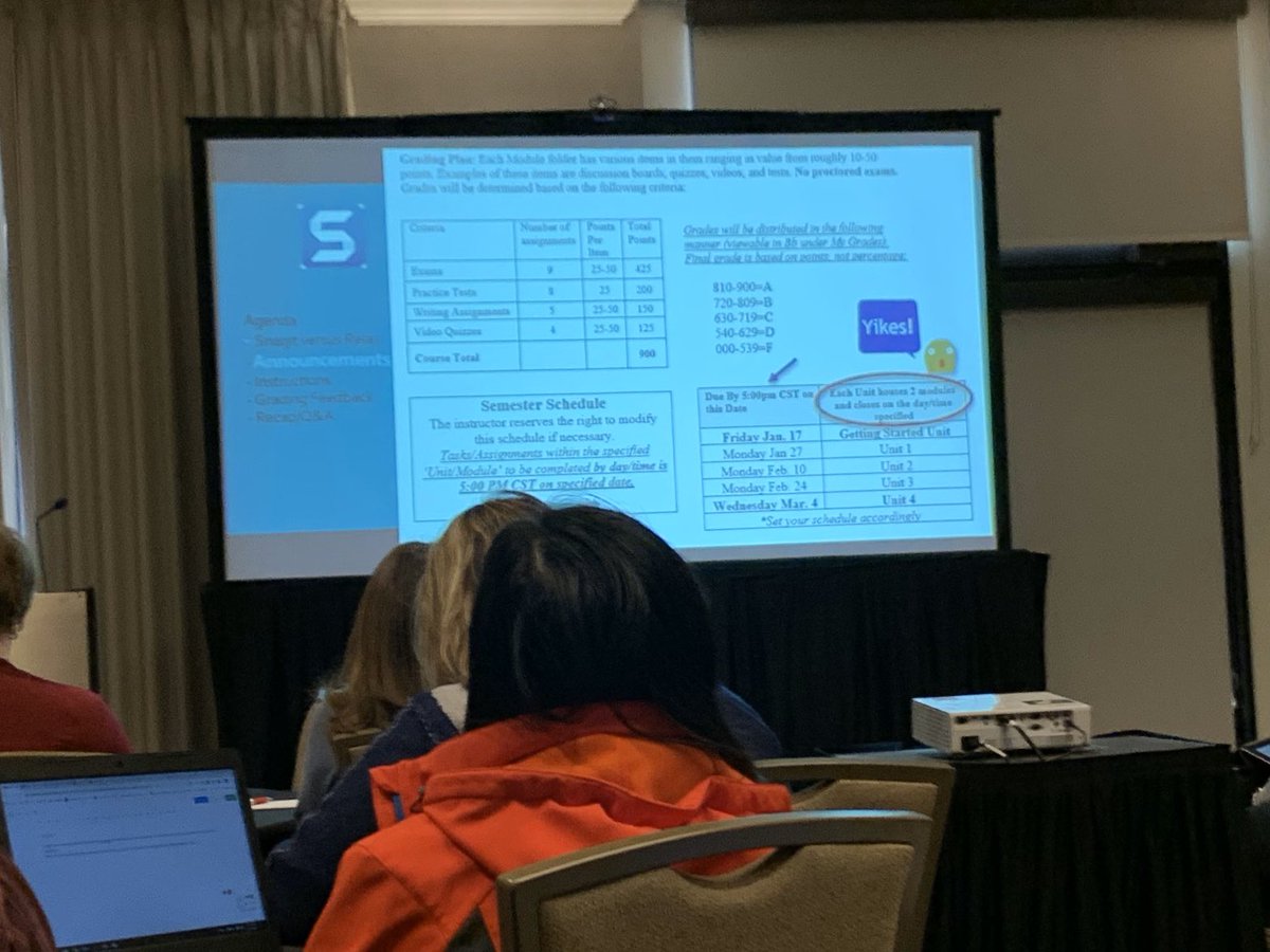 MatthewAlanDenn's tweet photo. Calhoun CC very own Dr Norris presenting @Snagit “its like snipping tool had a couple of cups of coffee!” #itcelearning2020 @TechSmithEDU https://t.co/SVFp36PD1C