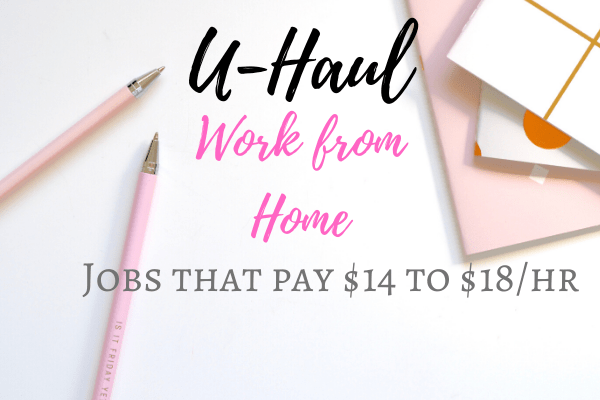 U-Haul Work from Home Jobs sahmjobs.com/u-haul-work-fr…