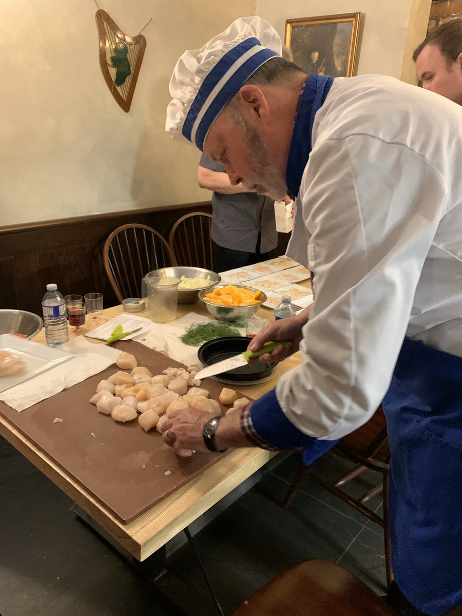 Thank you <a href="/ChefDolente/">Michael Dolente</a> for making last night’s cooking event a great evening! #thecarleton