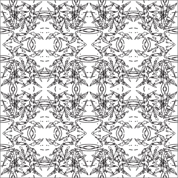 Download Free Pattern - Sharp Flower Free Nature Based Illustrator Pattern Download