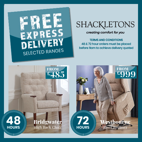 We offer FREE express delivery on selected ranges. Call into store for more details. #shackletonsretail #expressdelivery #reclinerchairs #highbackchair