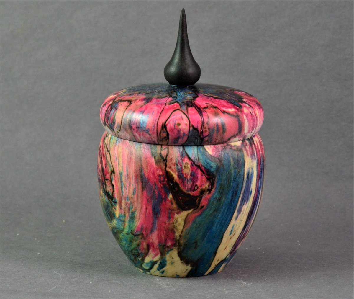 Member Gallery Turning of the Week:
"Tie-Dye Box" by Anthony Yakonick

2.5" dia My first box. Cactus Juice and dye