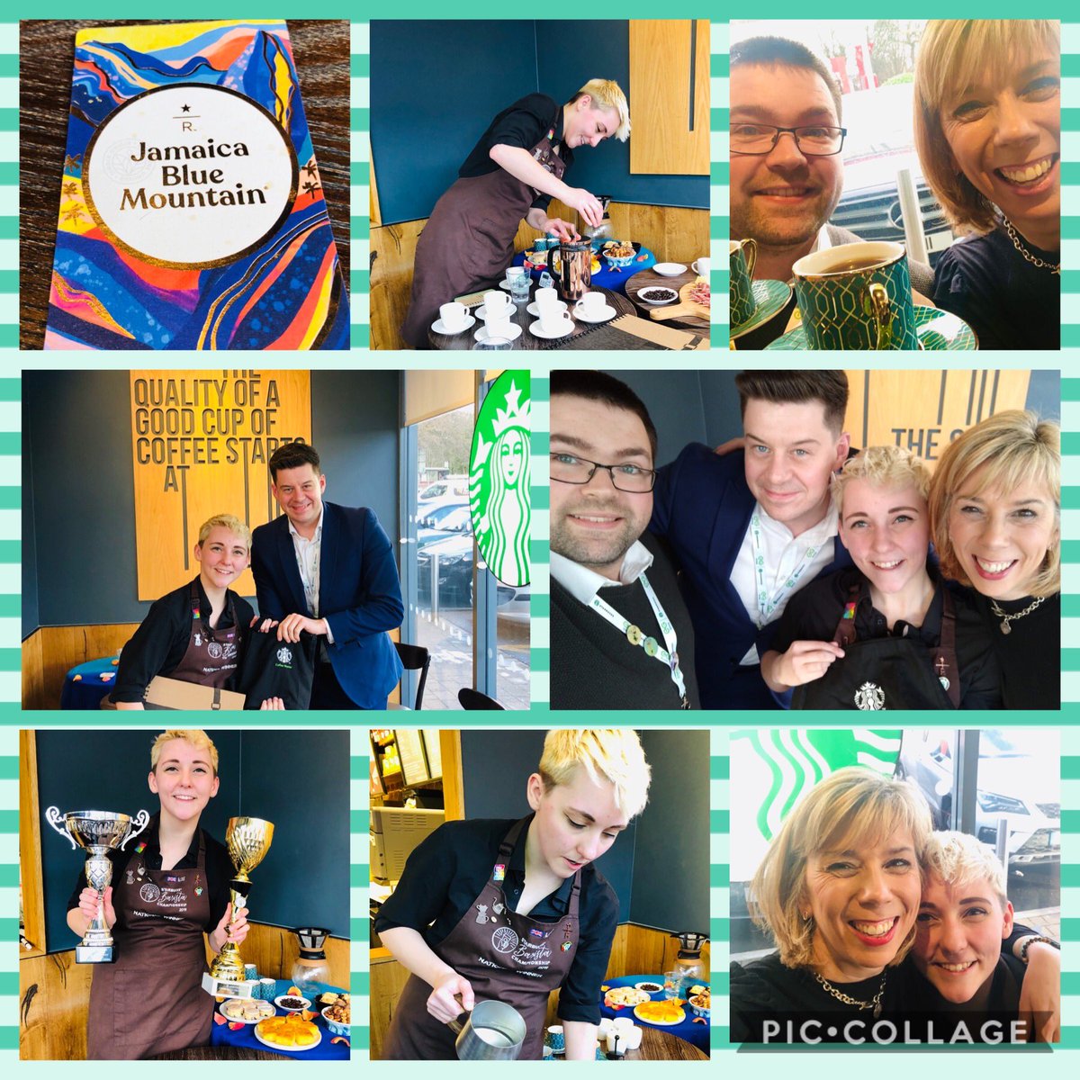Lois,what an amazing day,such a joy to be part of your Coffee master sign off,but more important to be part of your coffee journey. I’m so super proud of you! Can’t wait to see what the future brings! 💚☕️⁦@RobTod90⁩ ⁦@JorelLive⁩. Continue to spread your sparkle! 🌟