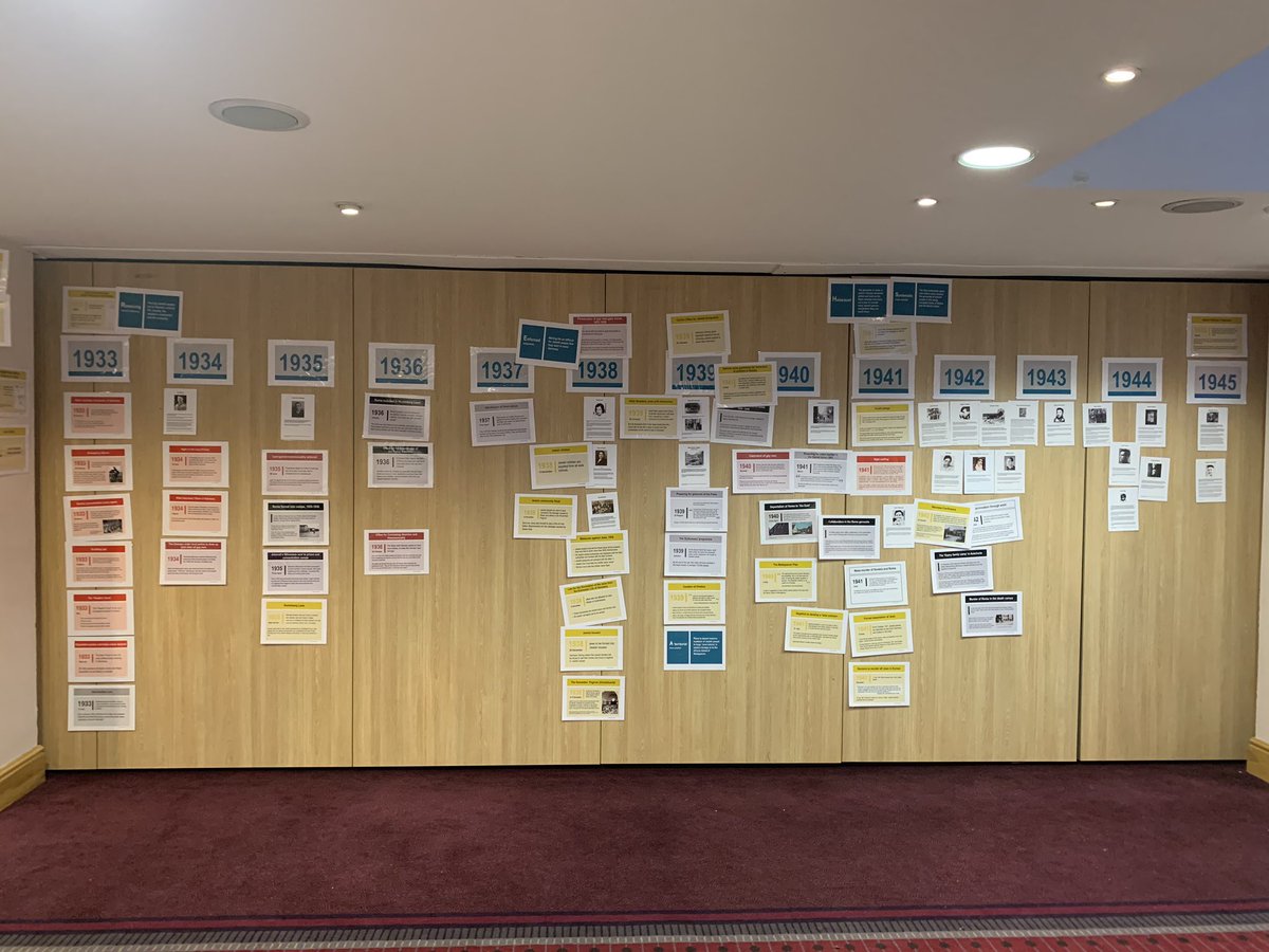 MissP_History's tweet photo. On the train home after a fantastic day with @UCL_Holocaust - lots of new ideas to implement in my teaching of the Holocaust. Looking forward to hopefully working with the centre a lot more in the future! #CPD #alwayslearning https://t.co/4PfLf1BPPB