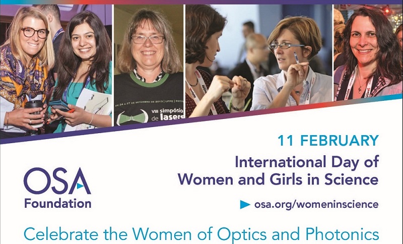 Today, the <a href="/OpticalSociety/">The Optical Society now Optica</a> proudly celebrates #WomenInScience and honors the women and girls in #optics and #photonics who greatly impact the community through research, mentorship, leadership and more! Comment throughout the day to commemorate your #STEM sheores!