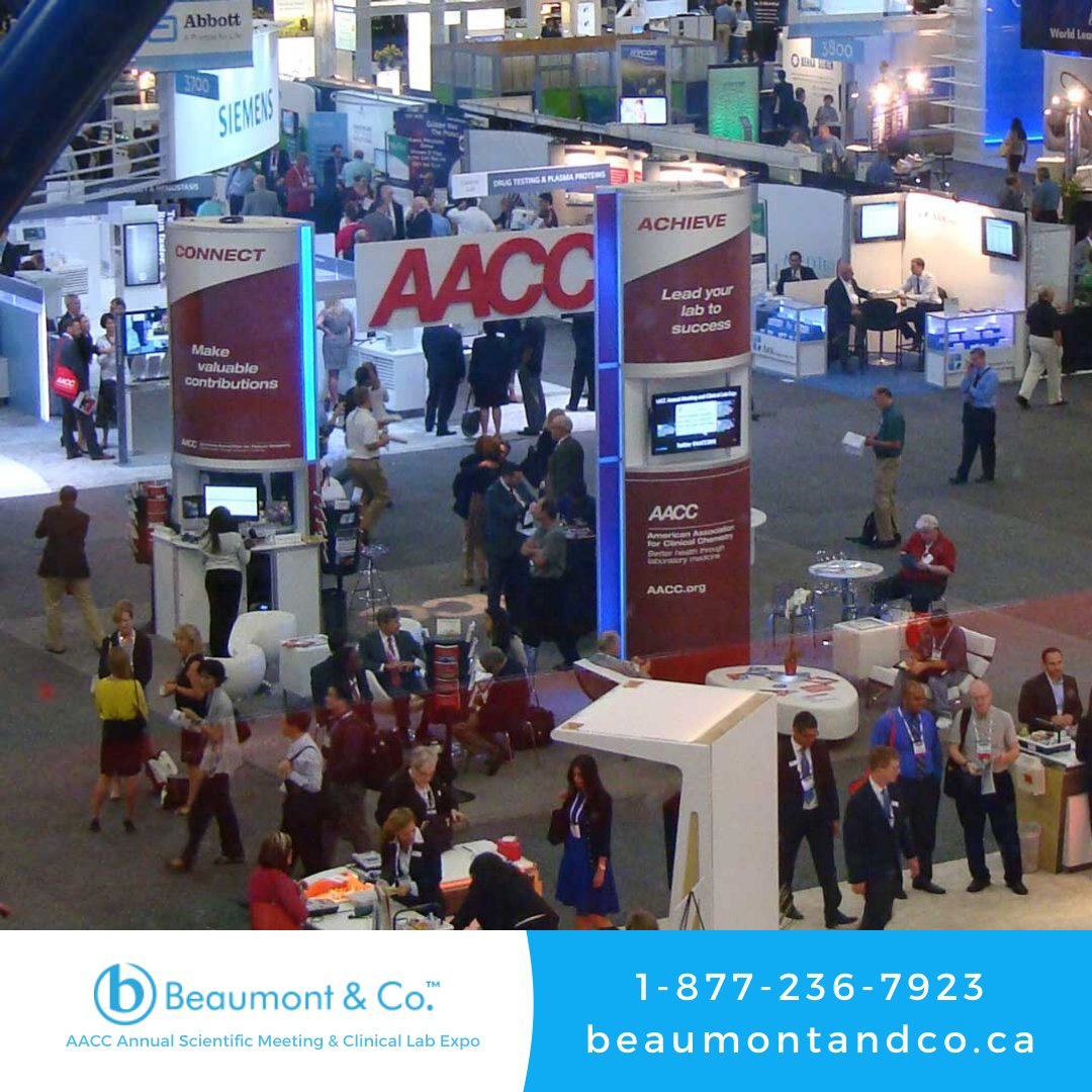 The AACC Annual Scientific Meeting &amp; Clinical Lab Expo 2020 is on July 26th-30th, at the McCormick Place Convention Center, Chicago, Illinois, USA. Call us for your custom trade show display needs! #experientialmarketing #exhibitrentals #eventmarketing #tradeshowdisplays