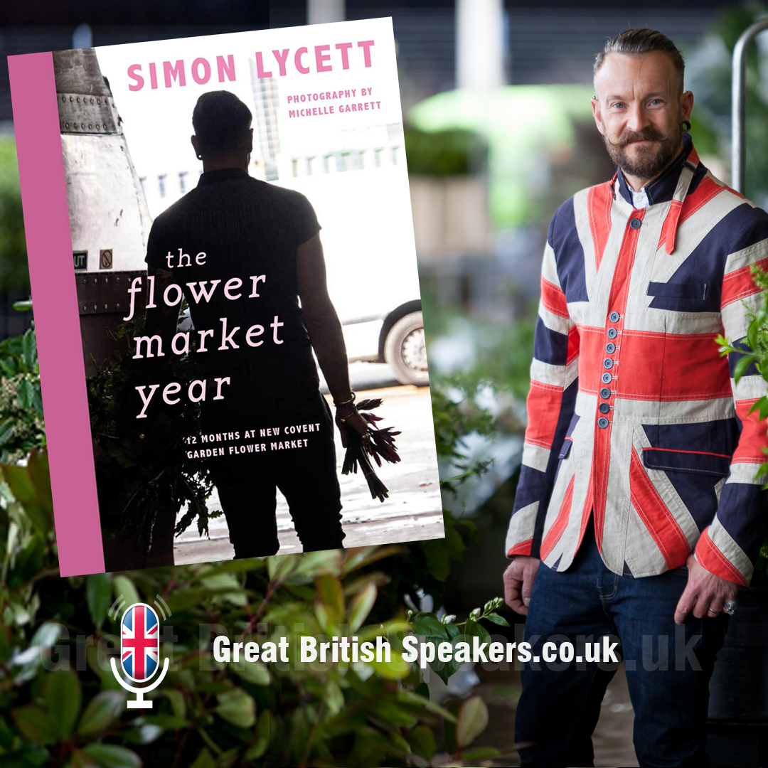 GBTalent_Group's tweet photo. "Witty and down to Earth" Simon Lycett's latest book, 'The Flower Market Year...' is a unique record of the historic London flower market.
Bookings @JaneFarnham - https://t.co/Ip3EvdogHr
#greatbritishspeakers #speakers #florist #bookrelease #simonlycett @SimonLycett https://t.co/bkb0RPDf3h