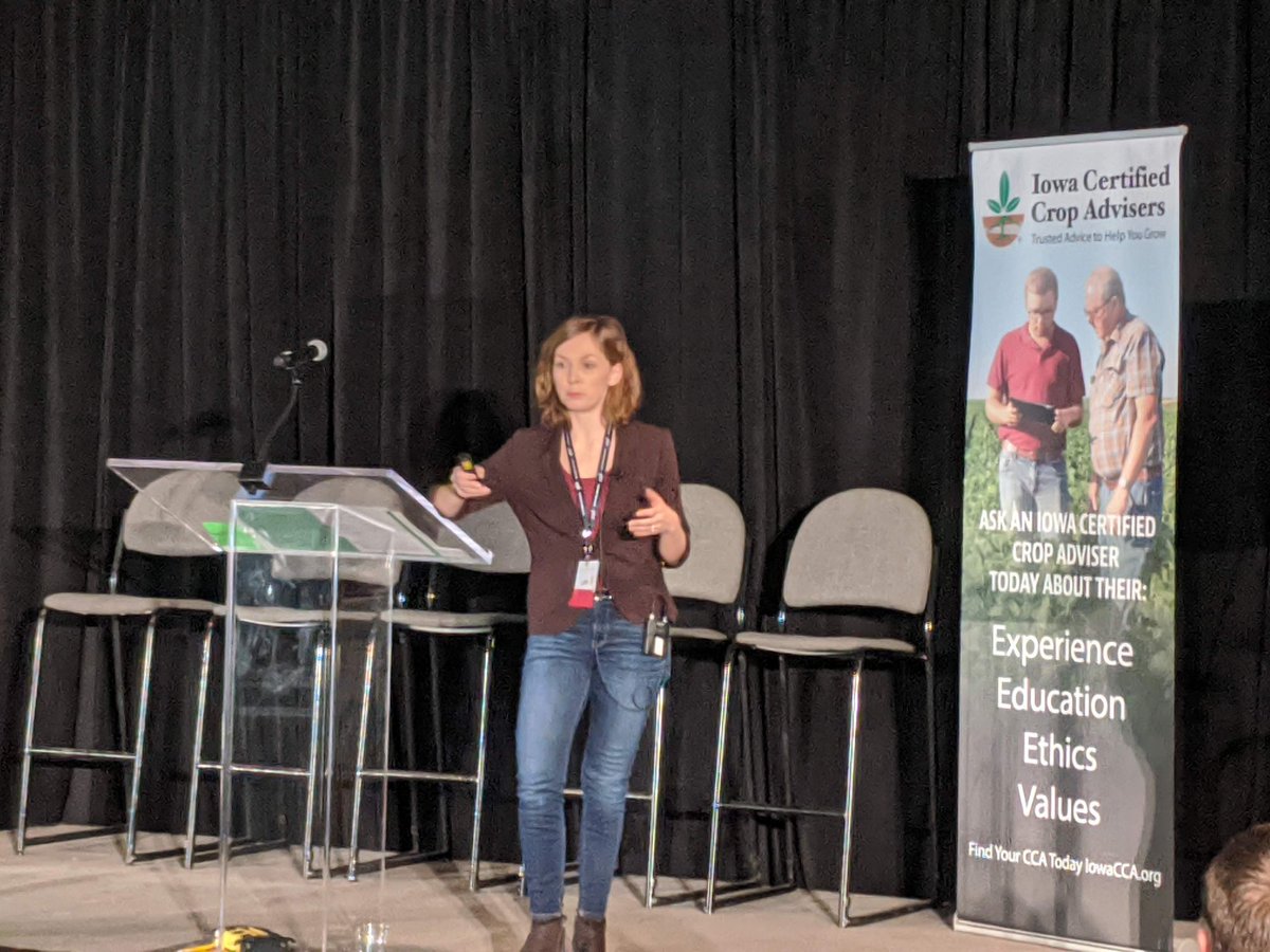 Great start to our morning at the #2020ASC here in Des Moines. Our morning session featured <a href="/mjanders1/">Meaghan Anderson</a> and a panel to unpack #pestresistance. Today is packed full of sessions hand selected by the <a href="/IowaCCA/">Iowa CCA</a> program, by CCAs for CCAs. #iowaag pic.x.com/iM5RuldbON