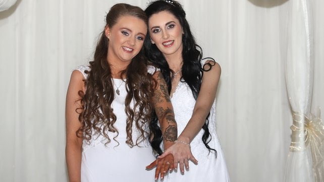 Michelle O'Neill on X: Delighted that the first same sex marriage has took  place in the North today. Comhghairdeas Robyn and Sharni. All love is  equal. My best wishes to you both