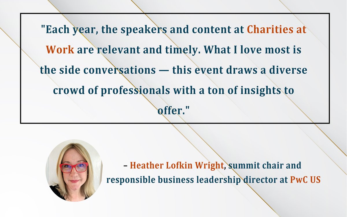Why do #CSR pros like <a href="/hlofkinwright/">Heather LofkinWright</a> of <a href="/PwCUS/">PwC US</a>  continue to attend the #EESummit20 annually? See below and don't miss the "CSR Event of the Year." Seats are limited. Save $200 using code "EARLYBIRD20" and register today! bit.ly/2P0P1XF