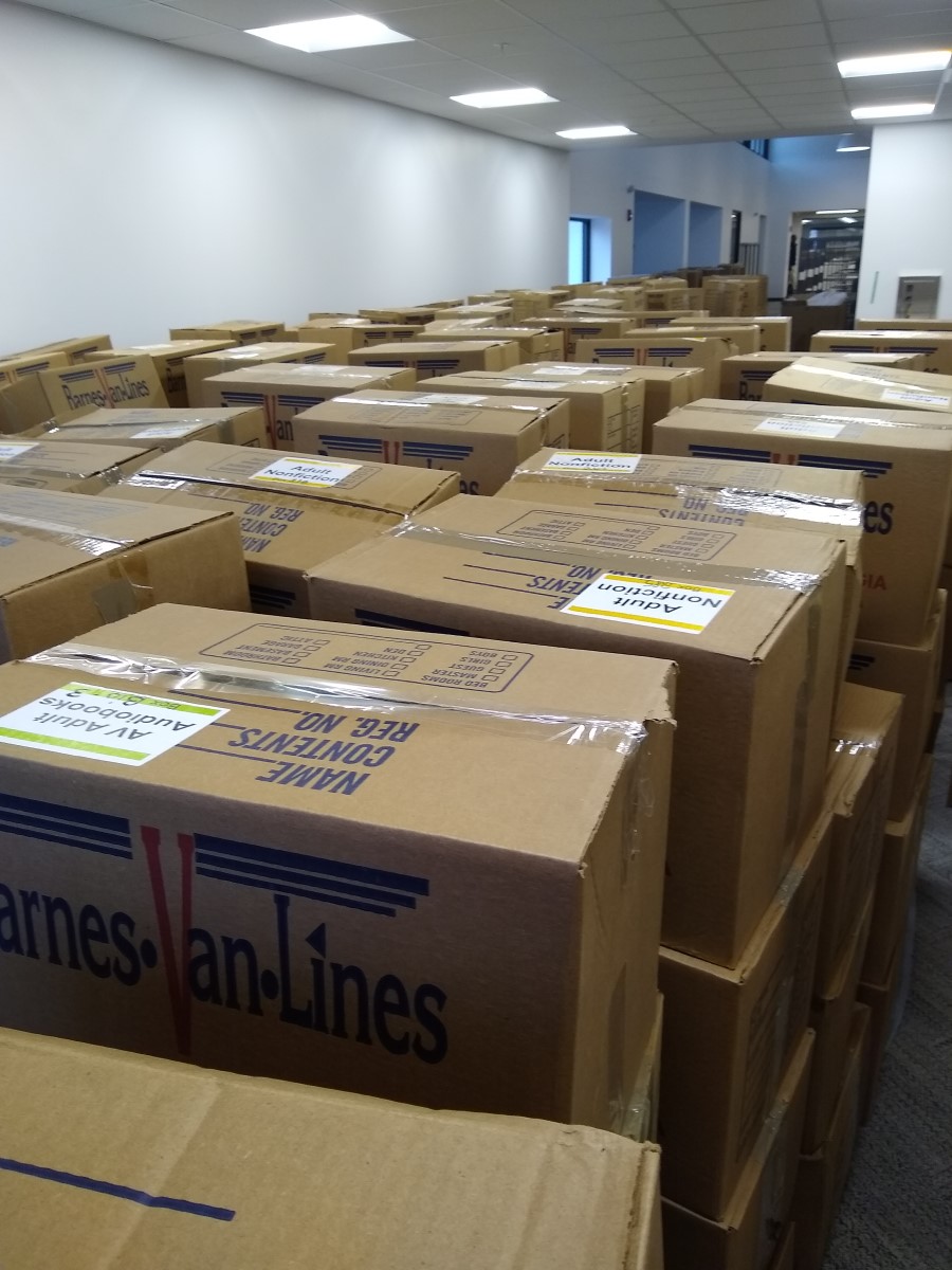 NLMLibrary's tweet photo. When you move and realize just how many books you actually have...
For all of you who have lost sleep thinking of the thousands of books packed up and stored throughout the renovation process, rest easy tonight knowing they are back home safe and sound.
#NLMLibrary #NLML https://t.co/kuYDMrwE4D
