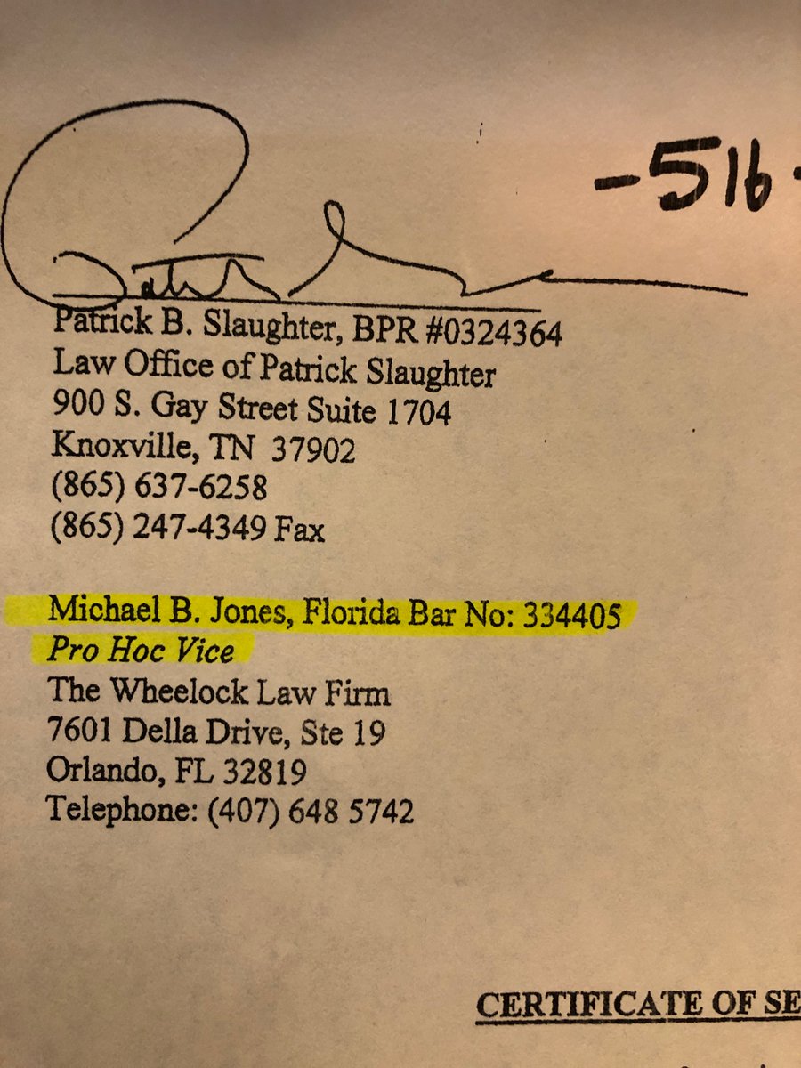 BoothSanyia's tweet photo. WARNING⚠️FL atty/Human trafficker Michael B Jones practices law in TN w/out Pro Hac Vice registration Board of Prof. Responsibility. TN notary Deborah Donohue notarizes FL doc/invalidates by placing seal on signature to aid Jones in felony UPL💰👎Jones LIED, OATH would= perjury🤥 https://t.co/CPwgYUbbDx