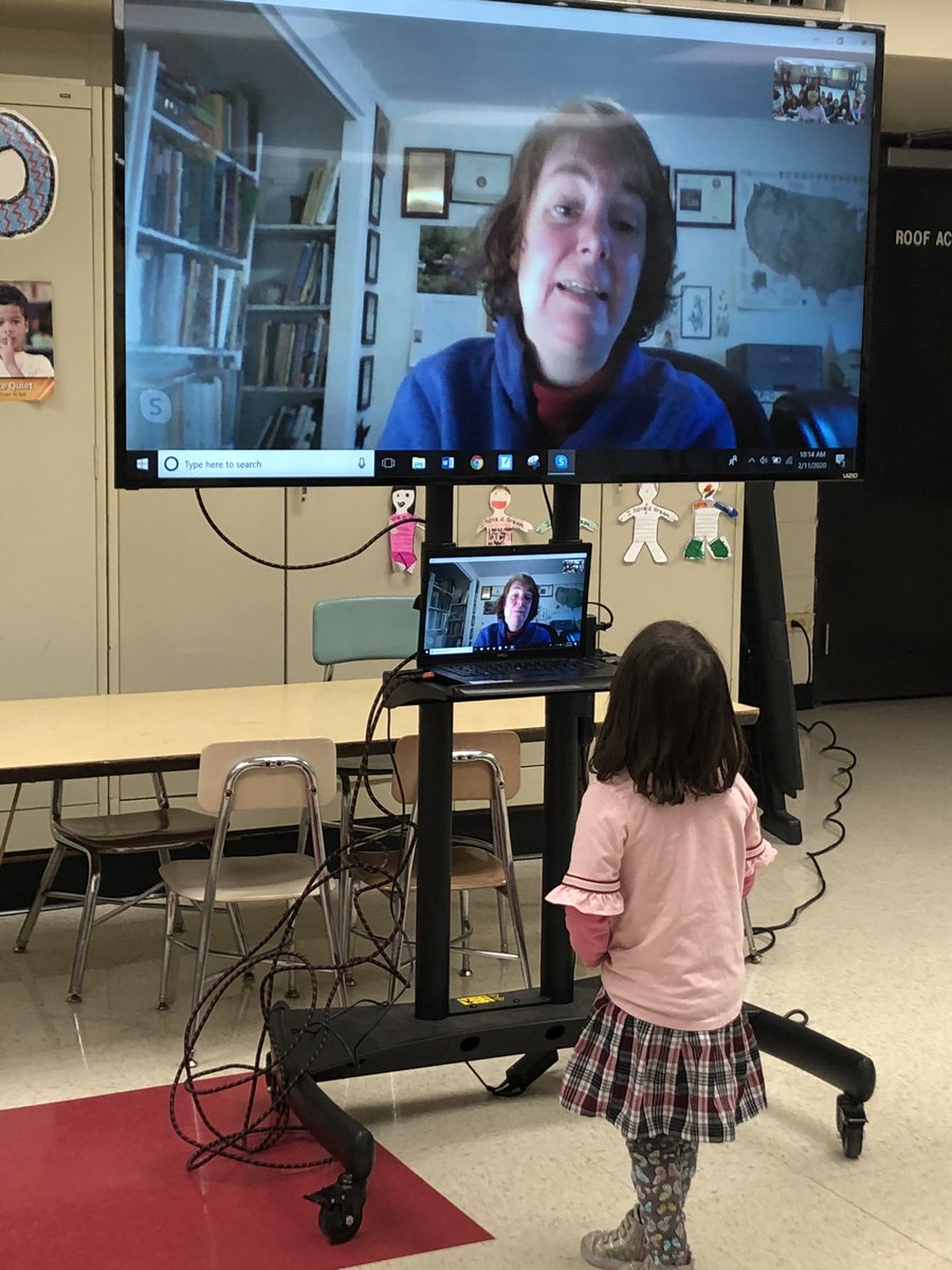 MsGinaShaw's tweet photo. Our first graders loved learning from author Melissa Stewart! She shared her love of science and gave some great writing tips!. Thank you!@mstewartscience @D45Schools @D45Schafer https://t.co/lqJUQ60UMx