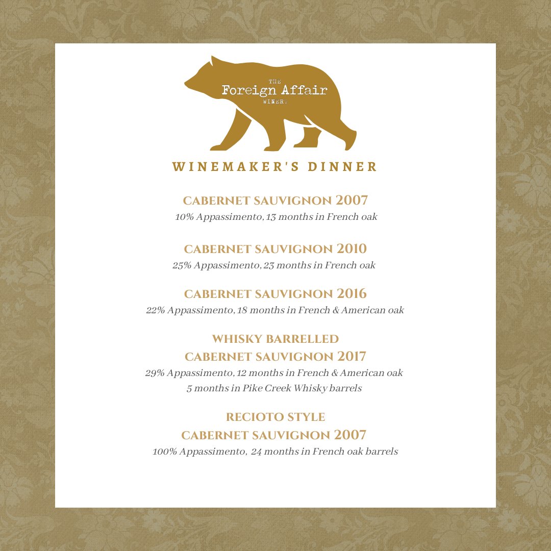 The Foreign Affair Winery tweet media