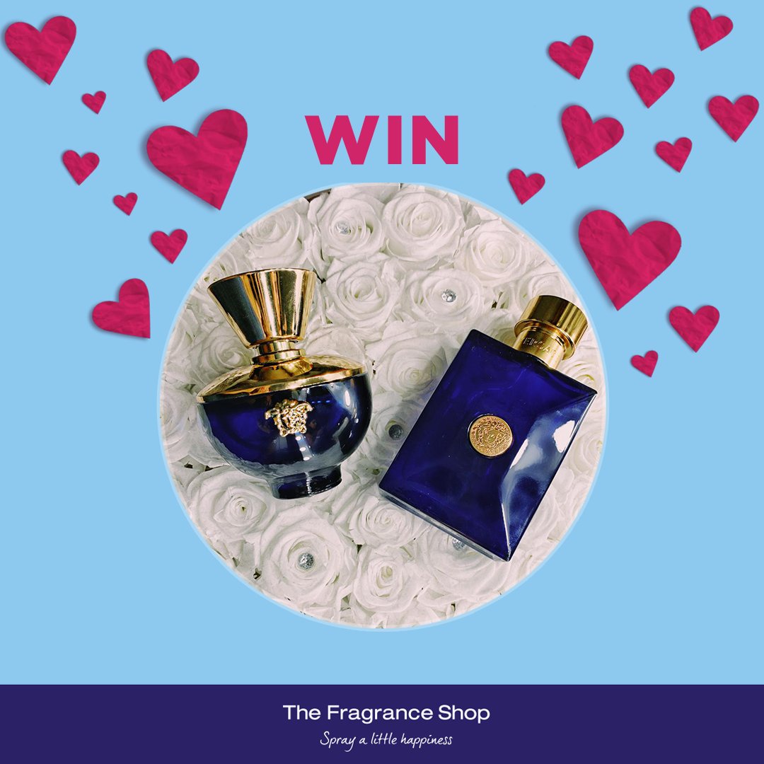 ❤ LIKE to WIN ❤

Be our Valentine's and #win a new prize everyday until Valentine's Day!
Today we're giving you the chance to win Versace Dylan Blue &amp; Versace Dylan Blue Pour Femme 💙

To enter: 
❤ Like &amp; Re-tweet
❤ Make sure you're following 
@fragranceshopuk