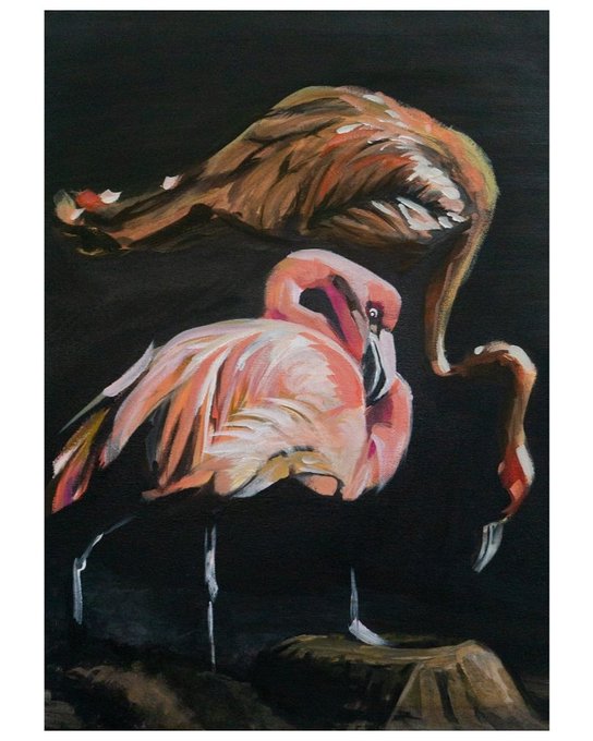 Birds of Fire
Acrylic on canvas painted by me
Available for commissions email annaquinnuk@gmail.com
#paintingoftheday