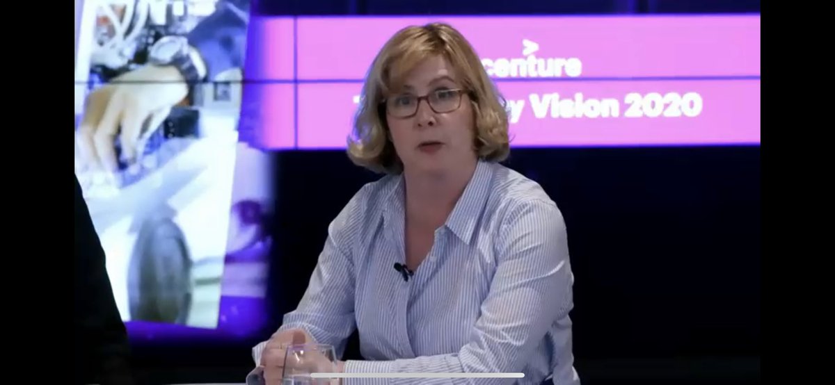 rwang0's tweet image. MyPOV: @EliseCornille kicks off the @Accenture #TechVision2020 preview