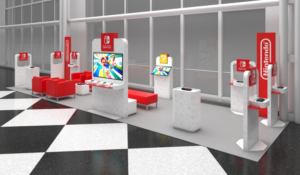 Travel, meet adventure! Beginning on February 13th at select airports in the U.S., travelers can enjoy the #NintendoSwitchOnTheGo pop-up airport lounge, featuring playable Nintendo Switch titles, giveaways, and more!

events.nintendo.com/#experience