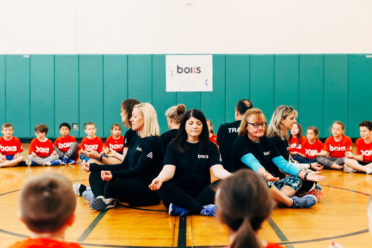 Just Breathe: The Importance of #Meditation for Kids. The simple act of teaching #children how to stop, focus, and just breathe could be one of the greatest gifts you give them! We focus on "cooling down" our minds and bodies after #BOKS so the kids are ready for class.