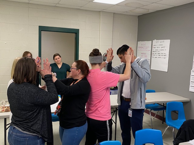 MarthaScience's tweet photo. 8th grade science teachers from @BMSCampus  and @CCMS_Eagles in @BastropISD are planning their Components of the Universe unit using @STEMscopes. TEKS were deconstructed and questions were formulated!  #BastropISDscience #8thgradescience https://t.co/czWd9FmEWs