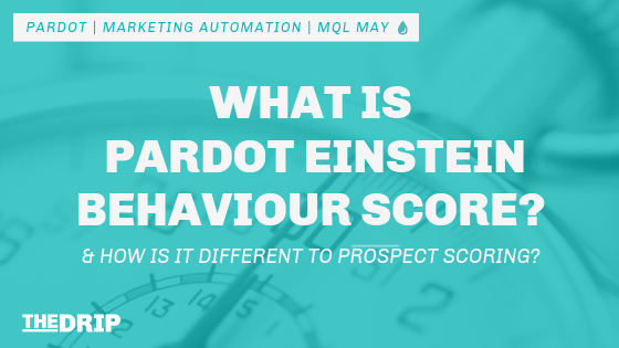 thedriptech's tweet image. What is #Pardot Einstein Behavior Score? How is it Different to Prospect Scoring?
bit.ly/2VVe8LK