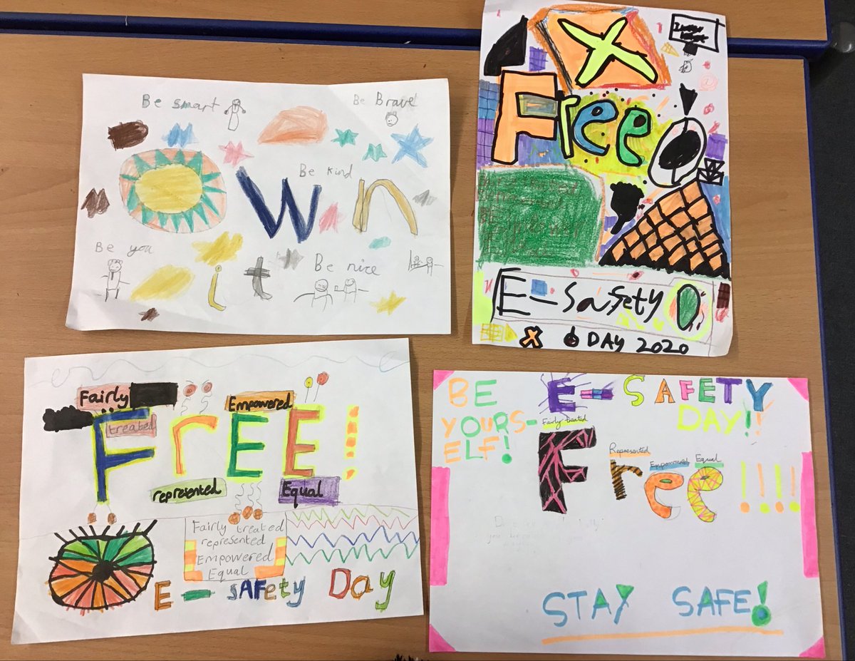 GoodrichCESch's tweet photo. We had a special collective worship about e-safety day. All classes shared with each other about what they have been learning about including; keeping personal information safe, online identity, cyber bullying and telling a grown up. #GScomputing #safetyinternetday https://t.co/iHxgW8rll6