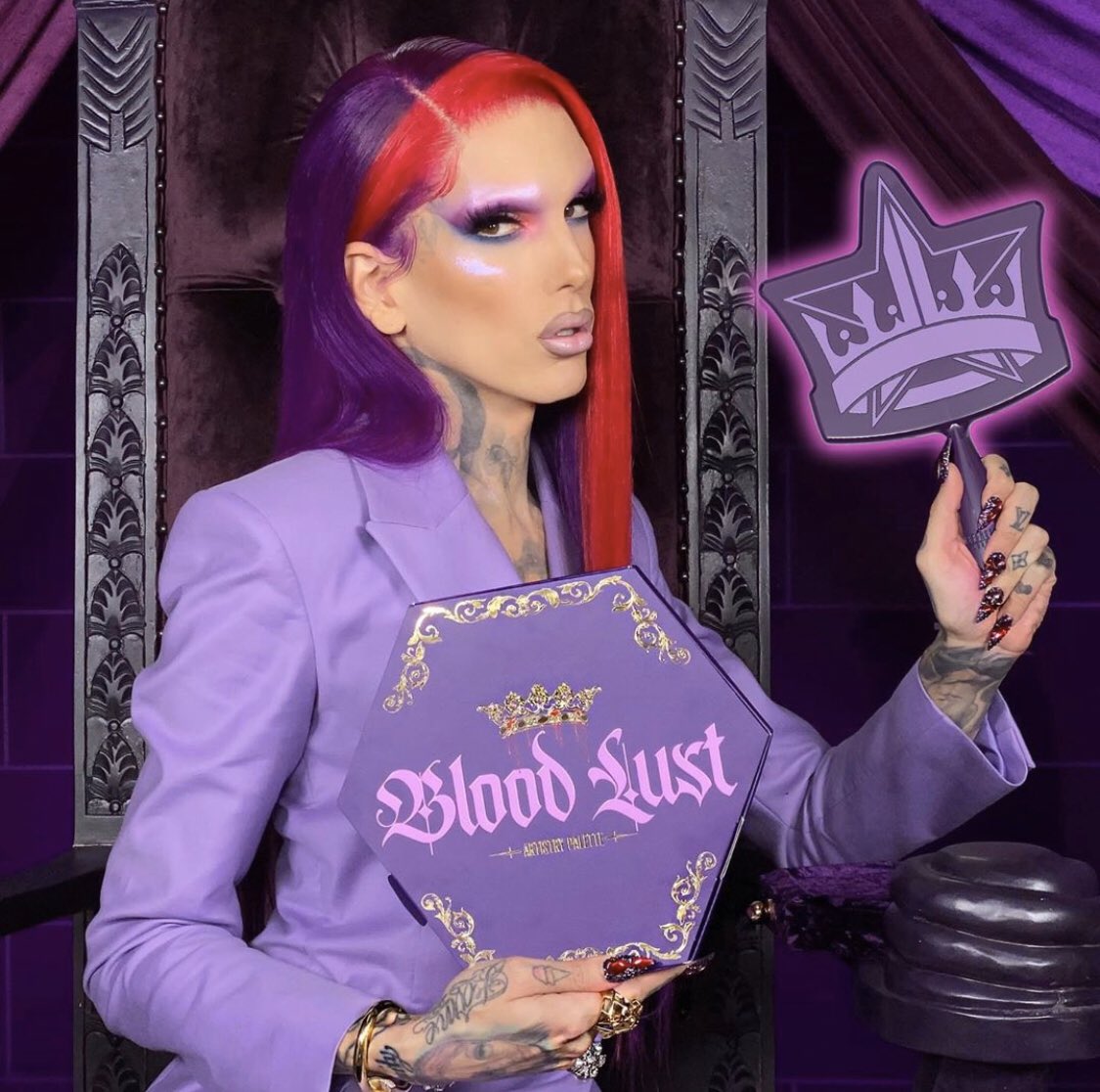 😱! <a href="/JeffreeStar/">Jeffree Star</a> just revealed his new #BLOODLUST COLLECTION 💜💉⚔️ here -> m.youtube.com/watch?v=VkTGPq…