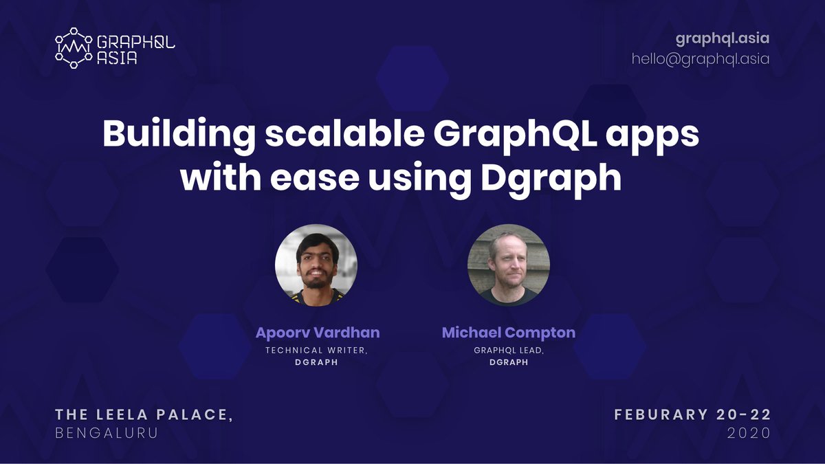graphqlasia's tweet image. Calling all GraphQL lovers!
Ever wondered how to get instant GraphQL APIs just by submitting a GraphQL schema file?
Register for the @dgraphlabs workshop, and learn how to build #GraphQL apps using the most advanced GraphQL DB.
🔗graphql.asia/workshops/buil…