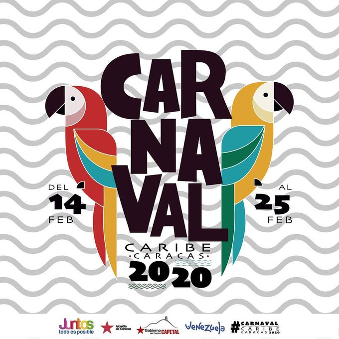 3_dsdc's tweet photo. Celebremos junt@s los Carnavales Caribe Caracas 2020🎉una fiesta colorida desde este 14 al 25 de febrero 🎈 Caracas está lista para el desborde de la alegría en nuestras calles con más de 987 actividades para la familias, amigos y los más pequeños 🎭🕺🎉🌈♥️🎻🌹 .
#AlegríaCaribe https://t.co/KycNAkbYXv