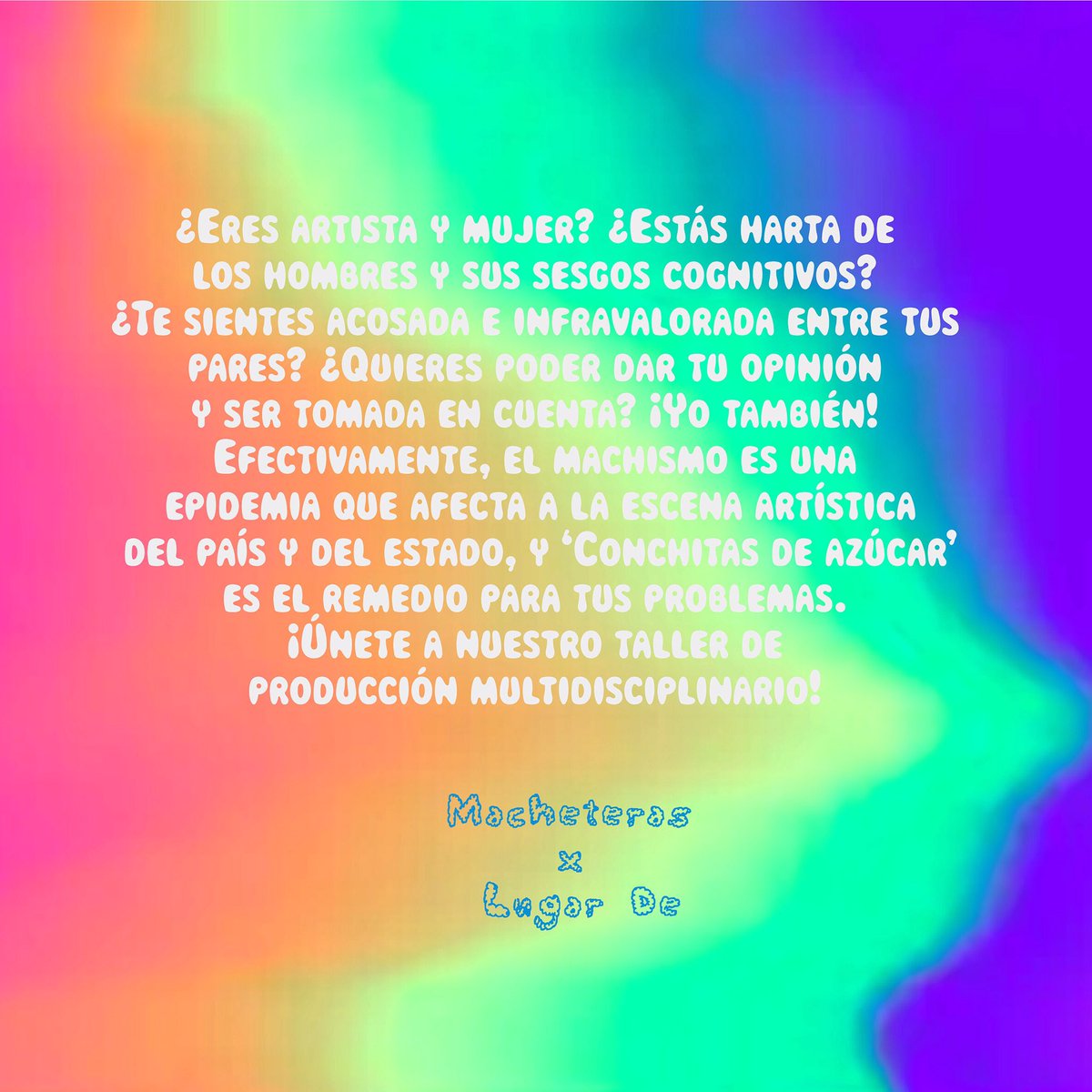 calendulafem's tweet photo. ¡A partir del jueves 20 de febrero, como parte del programa de #Macheteras, estaremos impartiendo un taller mensual de producción multidisciplinar en #LugarDe! ¡Si eres artista y no sabes a donde ir puedes unirte a nuestro taller! 💓 #Culiacan #Sinaloa https://t.co/06ICQ3n1oN