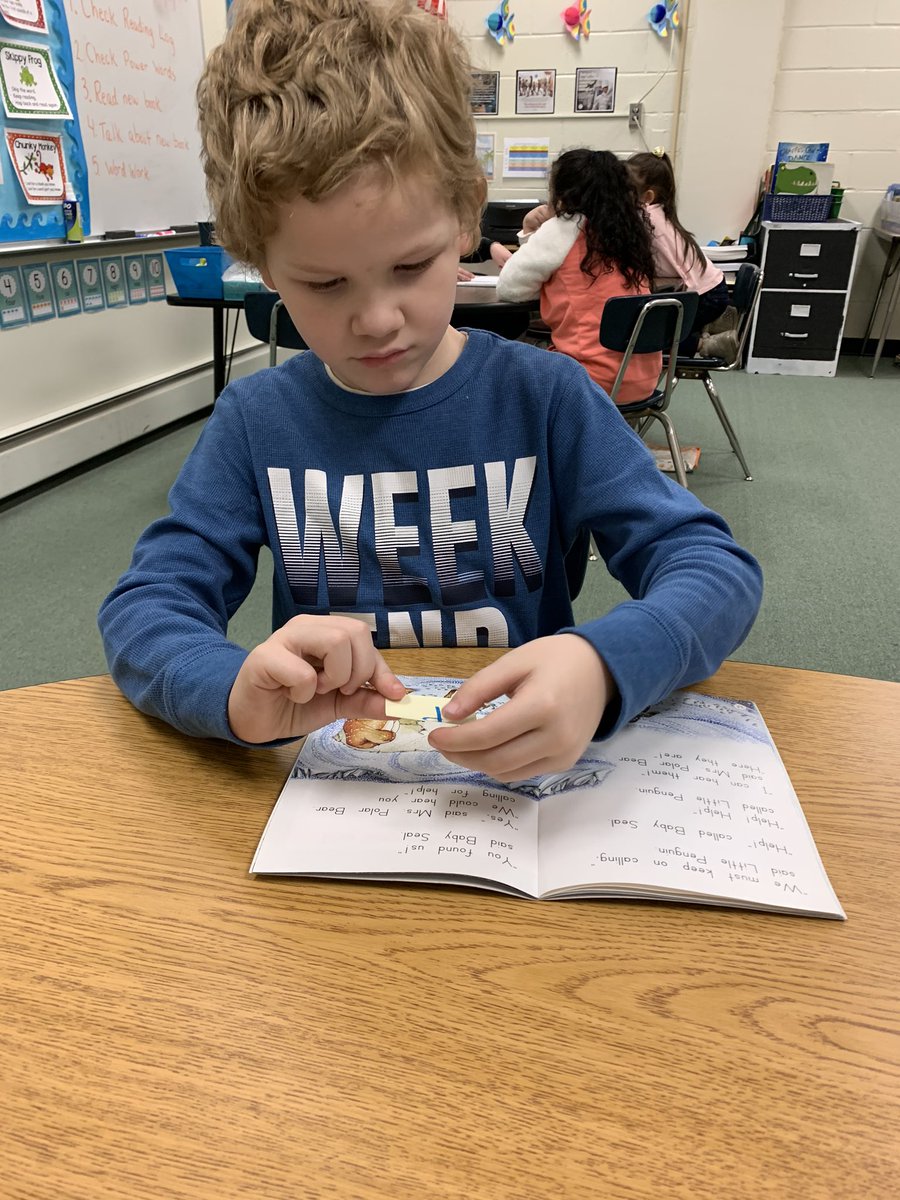We have been talking about the problem &amp; solution in the stories we read! Today we went to search for the exact parts in our books. We wrote P for problem and S for solution on post-it notes and then looked through the text to find the page where each was. 📚🔍 <a href="/SEM_Dalers/">SEM Dalers</a>