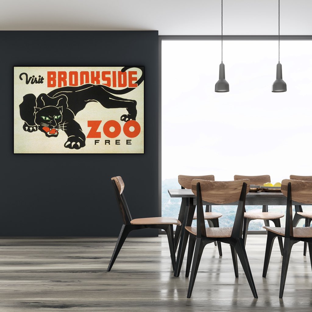 On the prowl for new wall art?

Art: Vintage Visit Brookside Zoo Black Panther Poster, 1937

#zoo #poster #zooart #vintageart #vintagewallart #zooanimals #uniqueinteriors #interiordesign #interiordecorating #panther #bigcat #bigcatart #vintagesigns #vintageposters #wallart