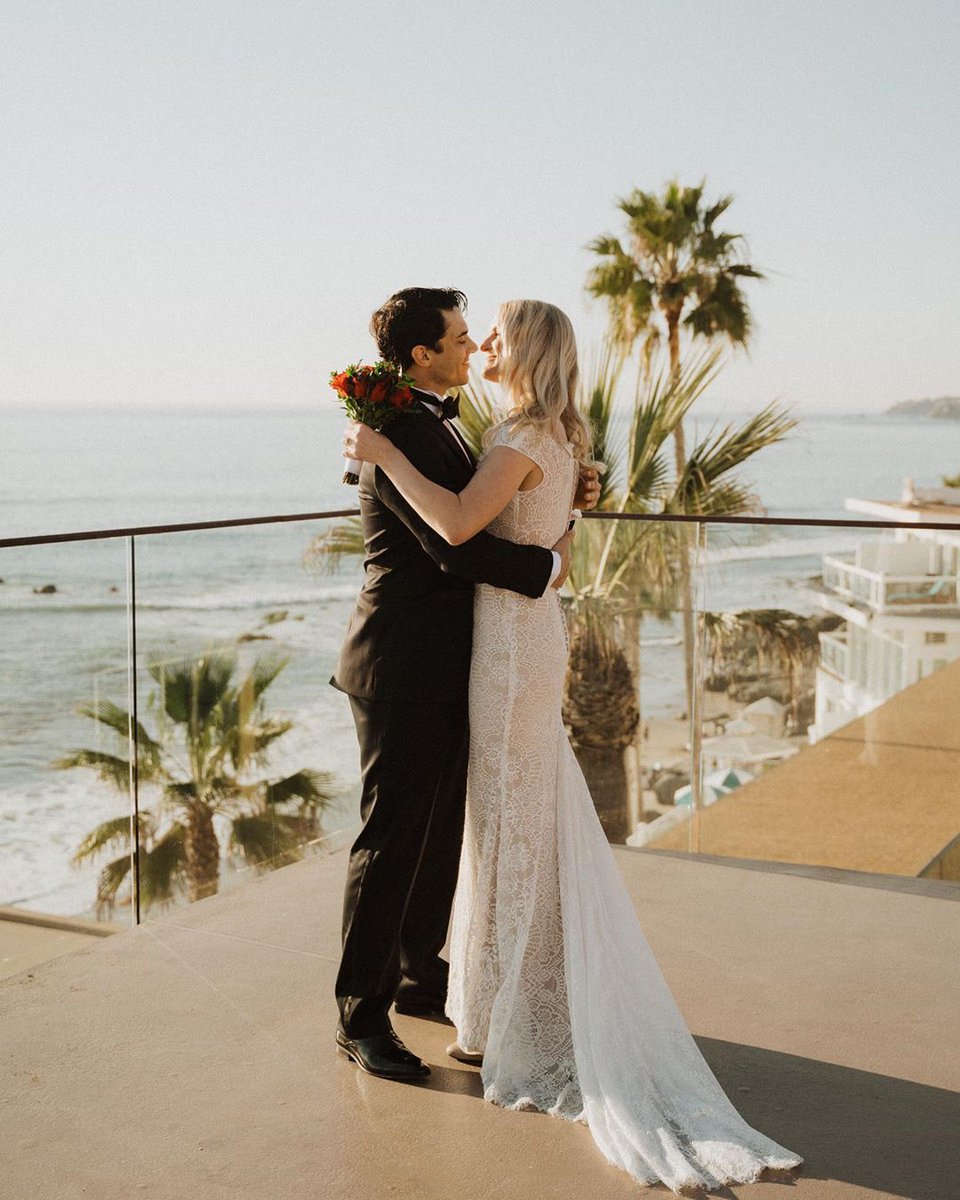 You &amp; Me forever 💙 
#SurfandSandResort #SurfWedding
📷 | @caitandco.photo