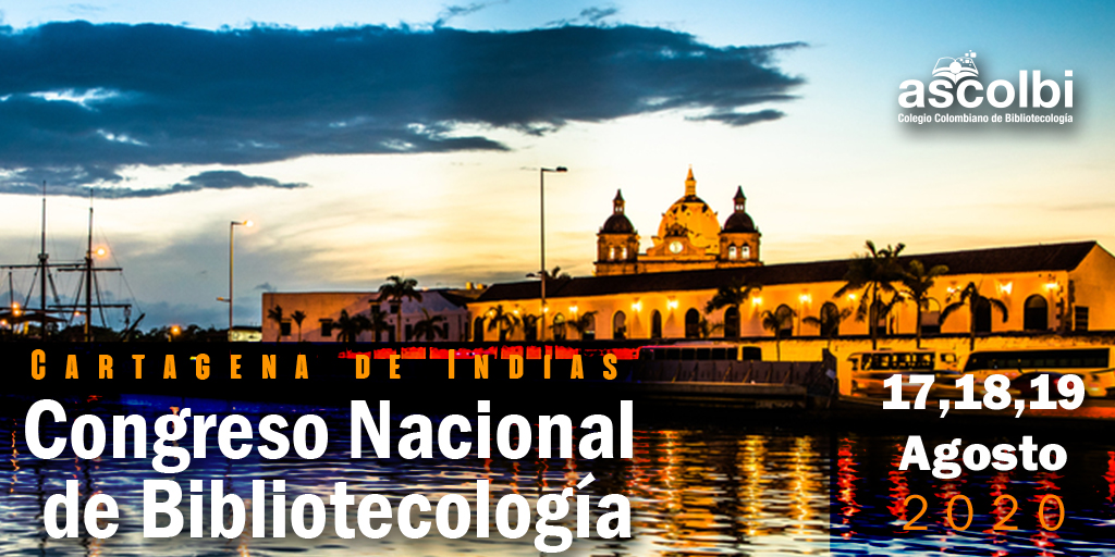 Ascolbi tiene el placer de invitar a toda la comunidad al XV Congreso Nacional de Bibliotecología Ascolbi, Cartagena de Indias, 2020. #Agremiación #Bibliotecas #Bibliotecología #Congreso - ascolbi.org/testing/item/x…
#Agremiación #Bibliotecas #Bibliotecología #Congreso