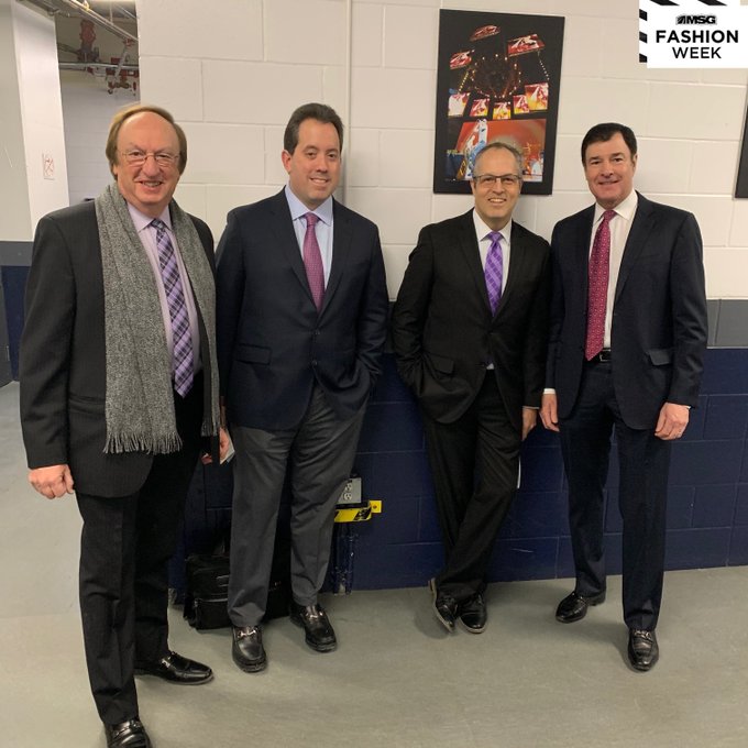 Sam Rosen, Joe Micheletti, Kenny Albert, John Gianonne