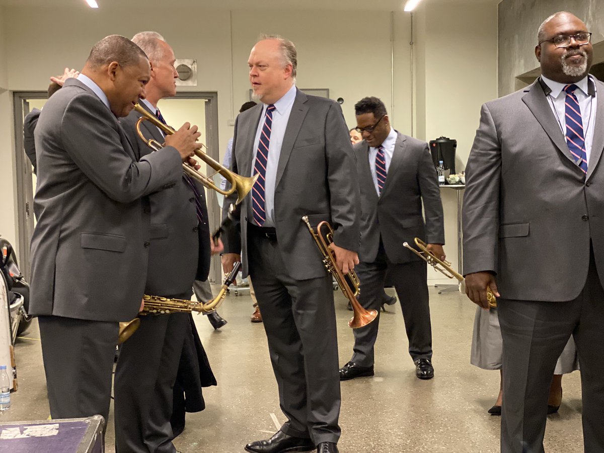 The band is ready to go on stage at Musikkens Hus in Aalborg 🇩🇰